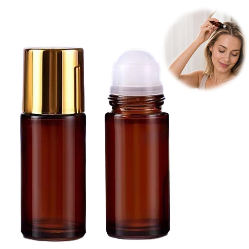 Attar Oil Roll On - Флакон-роллер из янтарного стекла с шариком-роликом